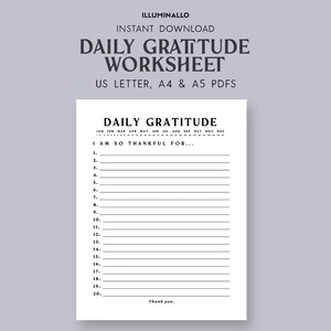 Gratitude Journal Printable, Printable Manifestation Journal, Printable Manifestation PDF, Manifesting Printable, Law of Assumption