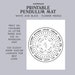 Pendulum Board Printable, Pendulum Mat Printable, Downloadable Pendulum ...