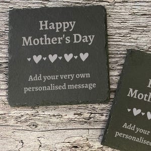 8 pc. Personalized Her Bundle Page 1 - 5 Slate Drink Coaster