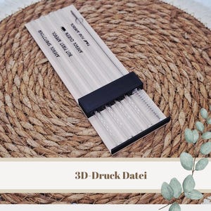 3D-Druckdatei "Verpackung 5 Strohhalme" – 3MF-Datei als Download für 3D-Drucker