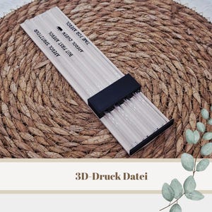 3D-Druckdatei "Verpackung 4 Strohhalme" – 3MF-Datei als Download für 3D-Drucker