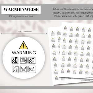 Sicherheitshinweise Warnhinweise Piktogramme Kerzen Deutsch Raysin Keraflott Keracraft Kerzen Handwäsche Kerzenwarnhinweise Deutsch