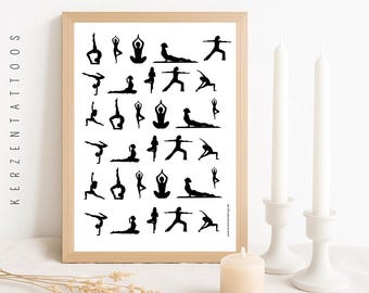 Wasserschiebefolie Yoga 2