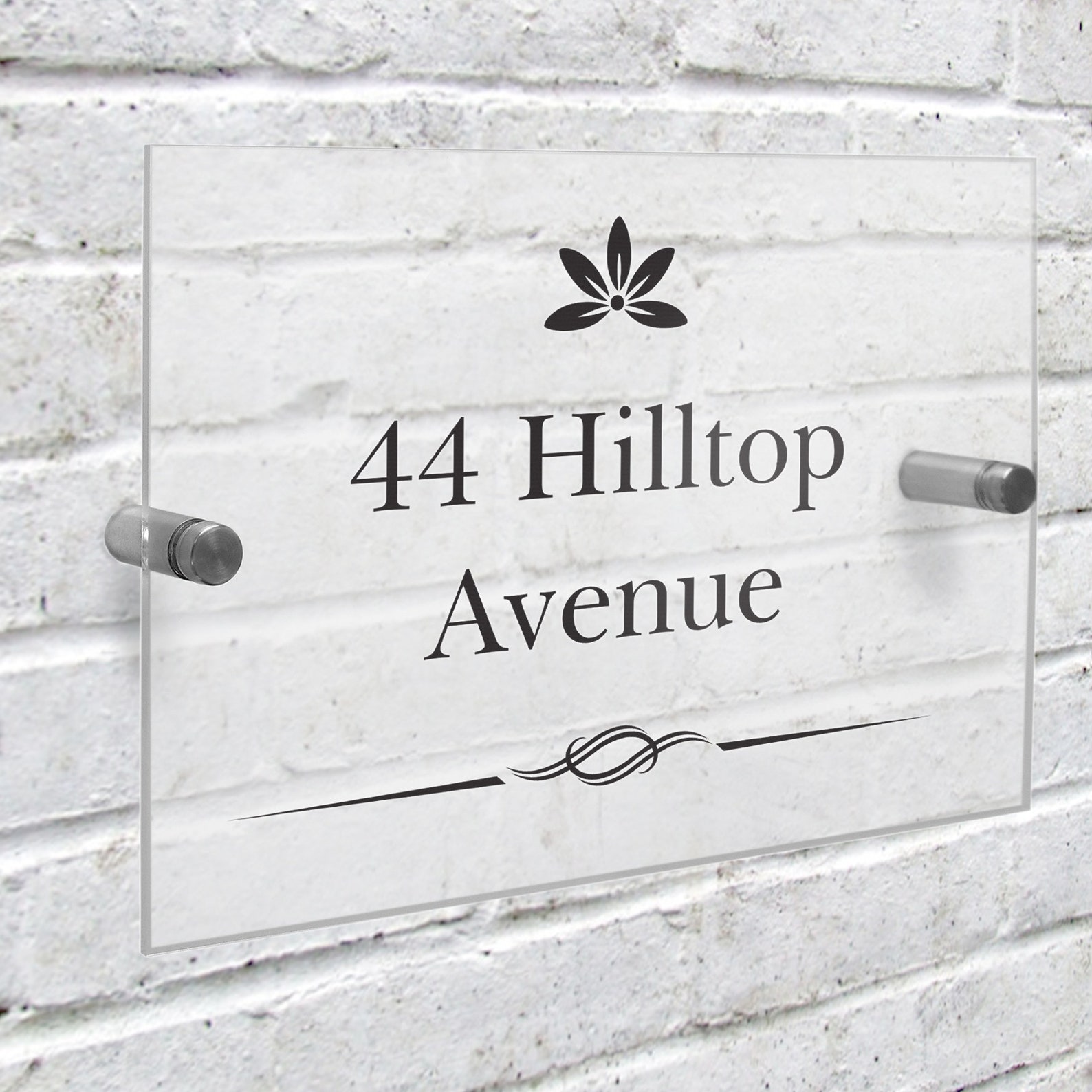 Personalised Decorative Acrylic House Sign House Number Etsy