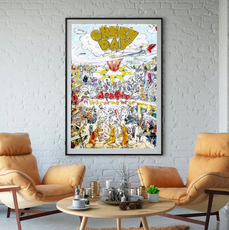Green Day Dookie Album Art, Billy Joel Wall Art, Limited Edition Prints