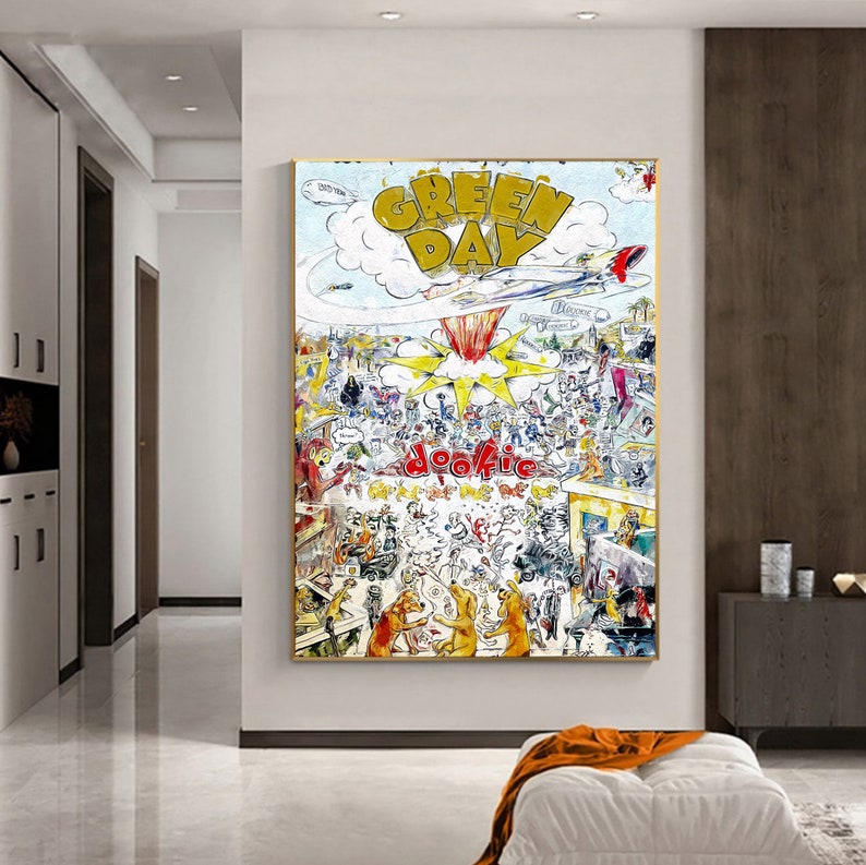 Green Day Dookie Album Art, Billy Joel Wall Art, Limited Edition Prints