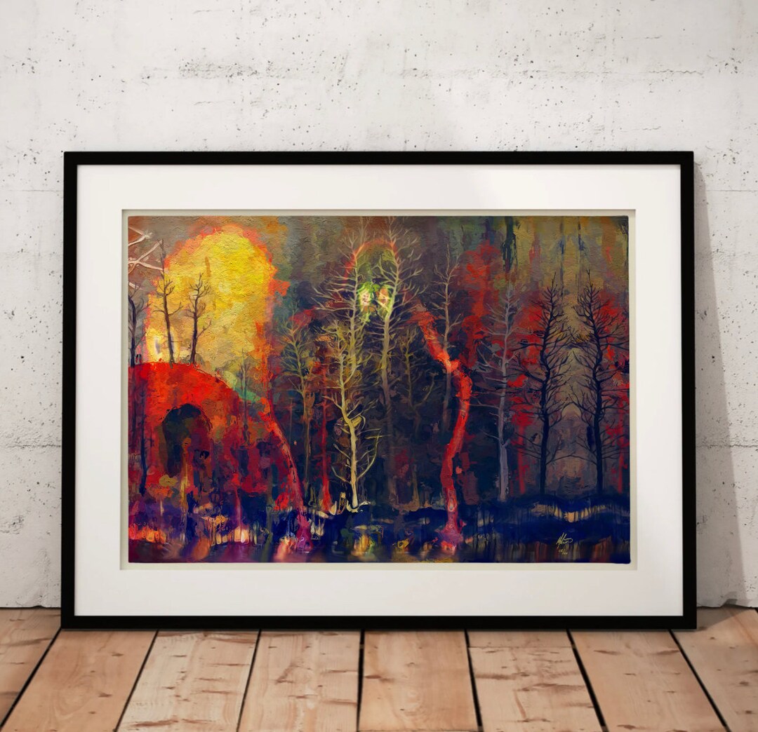 King of Limbs Album Art, Limited Edition 100 Prints, Canvas Poster, Iconic Music Art, Album Wall