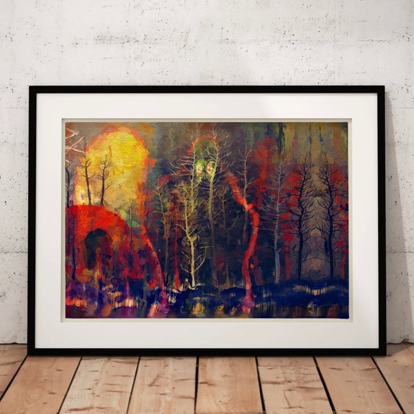 King of Limbs Album Art, Limited Edition 100 Prints, Canvas Poster, Iconic Music Art, Album Wall Art Decor, College Art