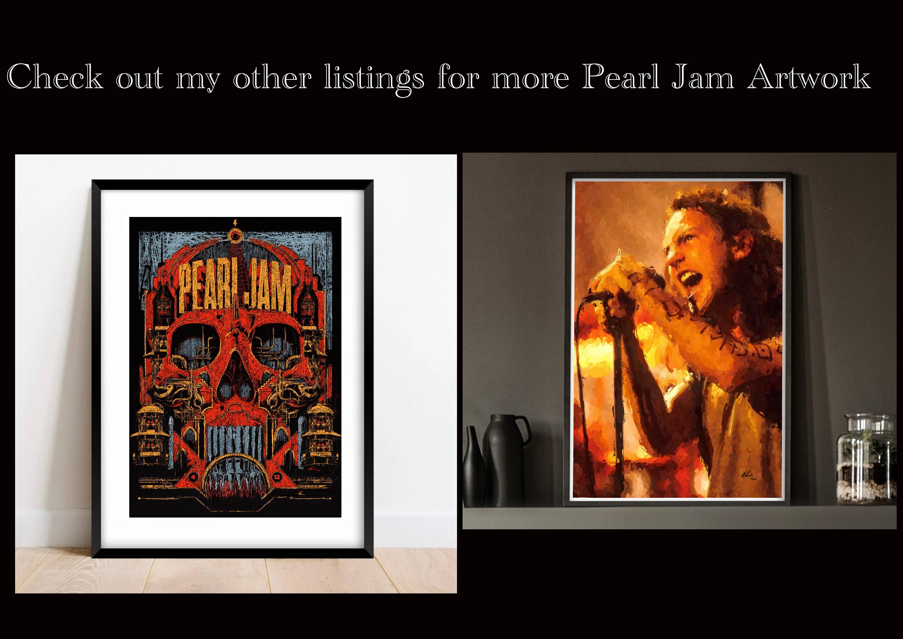 Pearl Jam 10 Album Art 1, Limitierte Auflage von 100 Drucken