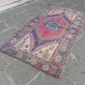 Vintage turkish rug, 6.8x3.9 ft area vintage rug, home decor vintage rug, handmade turkish vintage Carpet, Rug, anatolian home decor rug