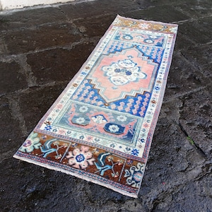 Rare Vintage Turkish runner Rug, 5.4x1.8 ft vintage Home decor Runner, HANDMADE Runner Rug, area kitchen Runner Rug, Runner, Anatolian rug