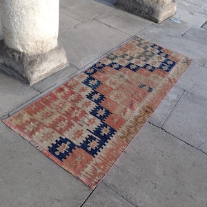 turkish kilim rug, 6.3x2.3 ft Vintage Turkish kilim, area kilim, tribal kilim rug, ANATOLıAN kilim RUG, Handmade Kilim, Kilim, area kilim
