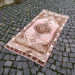 Kilim, Vintage turkish rug, 5.2x2.6 ft Area Wool rug, kitchen Rug decor, home decor rugs, Handmade Turkish rug, living Room rug, Turkish RUG