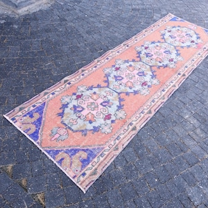 Kitchen area Tribal Runner rug, 8.1x2.4 ft vintage bedroom runner Rug, kitchen runner rug, corridor Runner, Hall way Runner, rare vintage
