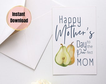 Printable Mother's Day Card, Perfect Mom Card