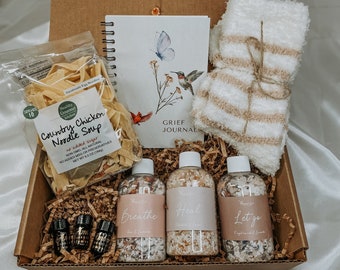 Self-care gift box for widow| Sympathy gift loss of husband|Personalized grief package|Sympathy gift loss of wife|Grief care package for her