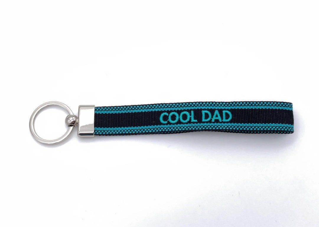 Cool Dad Lanyard, Key Ring. Papá Genial Llavero. Gift for Him. Gift for