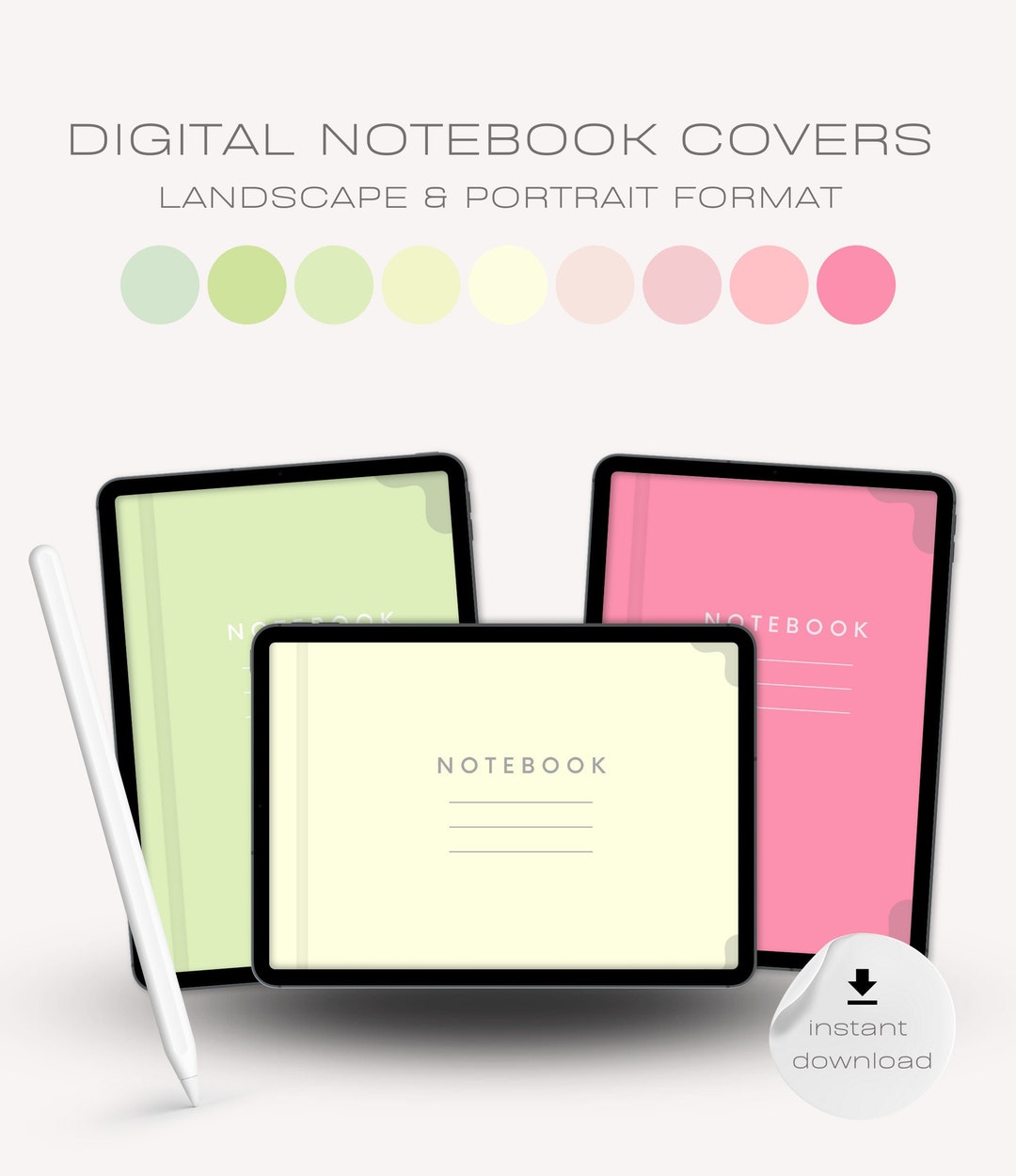 Digital Notebook Cover / Goodnotes Cover / Notability Cover / - Etsy ...