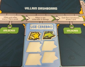 Marvel United X-Men - Use Cerebro Mission Card