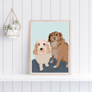 Digital pet portraits, pet drawing, custom pet portrait, drawing of your pet, lost pet gift