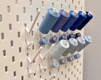 IKEA SKADIS Compatible Spool Holder: 3D Printed Bobbin Organiser (5-Pack)
