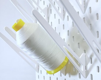 IKEA SKADIS Spool Holder, Heavy Duty Industrial Thread Storage, Sewing Accessories Pegboard