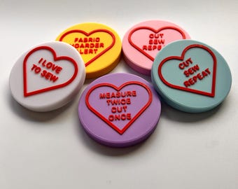 3D Printed Sewing Weights: Fun Patterned Set of 5