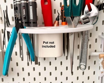 Ikea Skadis-Clip-On Tool Organiser For The Ikea Pots