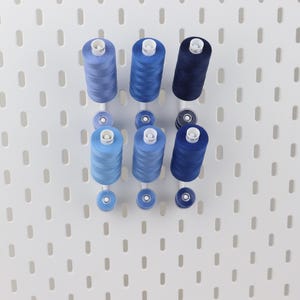 IKEA SKADIS Compatible Spool Holder, 3D Printed Bobbin Organiser, Sewing Thread Storage, Cotton Reel Holder, Pack of 5 10 15 20 image 19