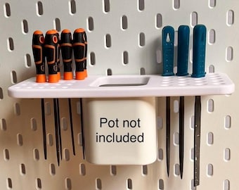 IKEA SKÅDIS Clip-on Needle file Tool Organiser for the Ikea container Pots