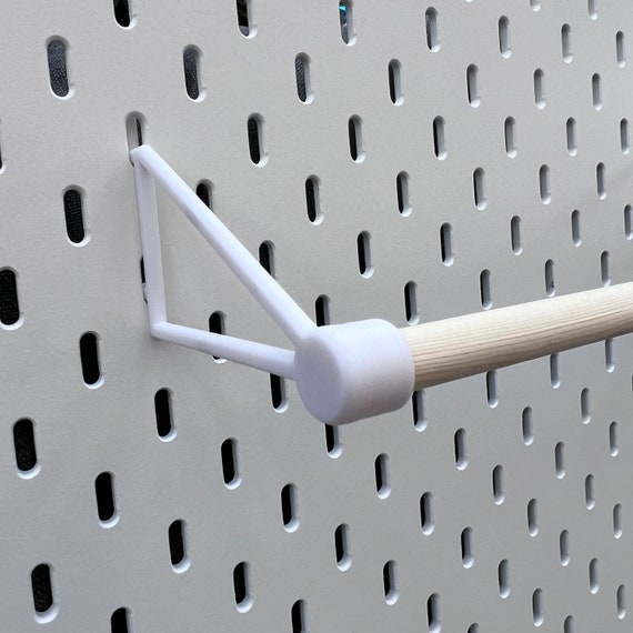 IKEA SKADIS Compatible Kitchen Roll Holder With Wooden Rail. Etsy