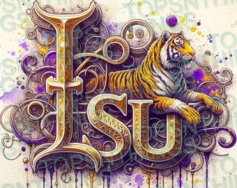 LSU Sublimation, cnava, tumblers, shirts, 30 images total, includes 3d imgaes, steam punk, cartoon, and canvas printable, t shirt printable