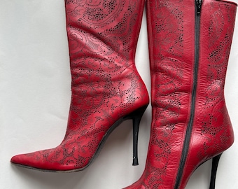 Italian leather boots