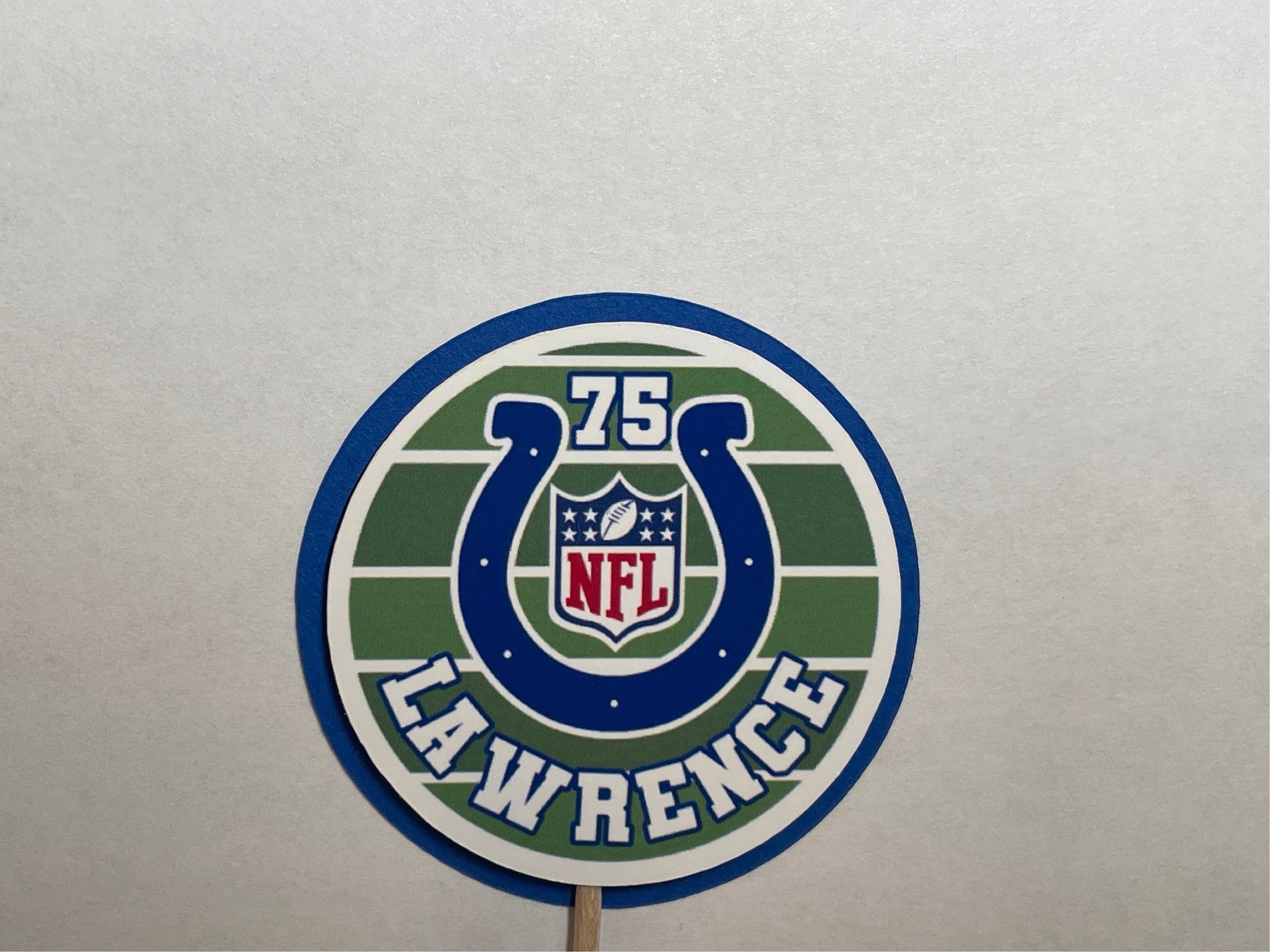 Colts NFL Cupcake Toppers Etsy