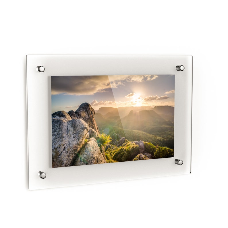 Clear Acrylic Floating Frame Perfect for Art Photography Etsy