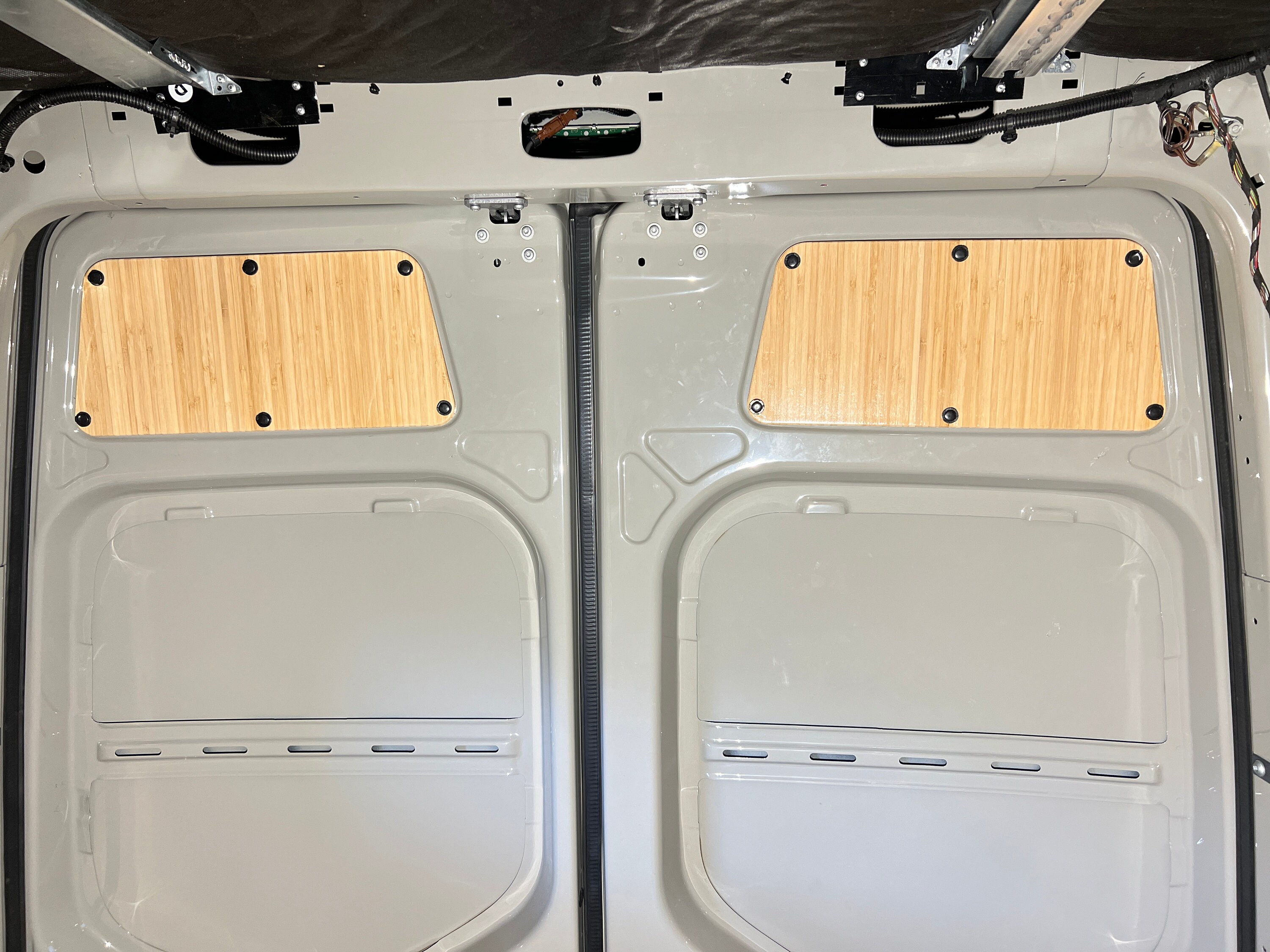 Sprinter Van Interior Upper Rear Door Panelbirch/ Bamboo for 2007 and