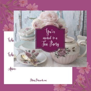 Tea Party Invitation