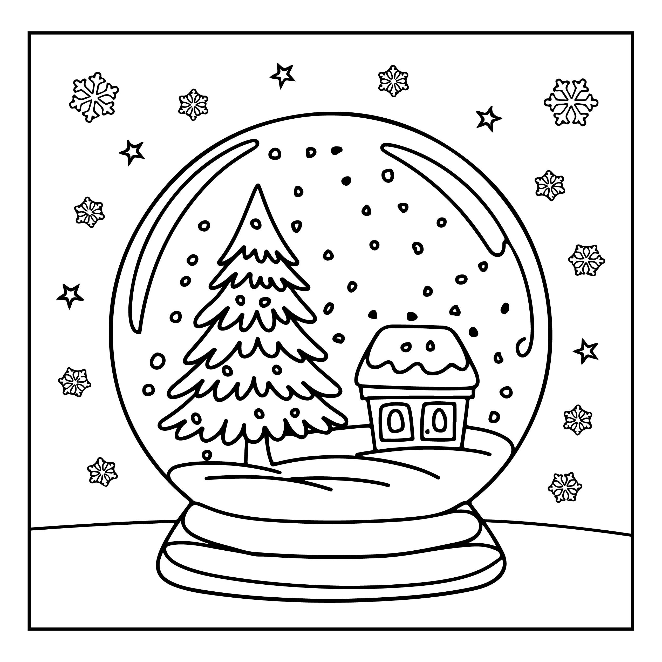 Printable CUTE CHRISTMAS Coloring Pages VOL 3~ 50 Pages Included ...