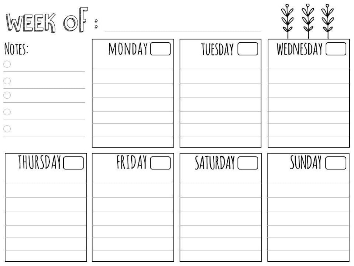 printable-weekly-planner-sheet-printable-calendar-etsy