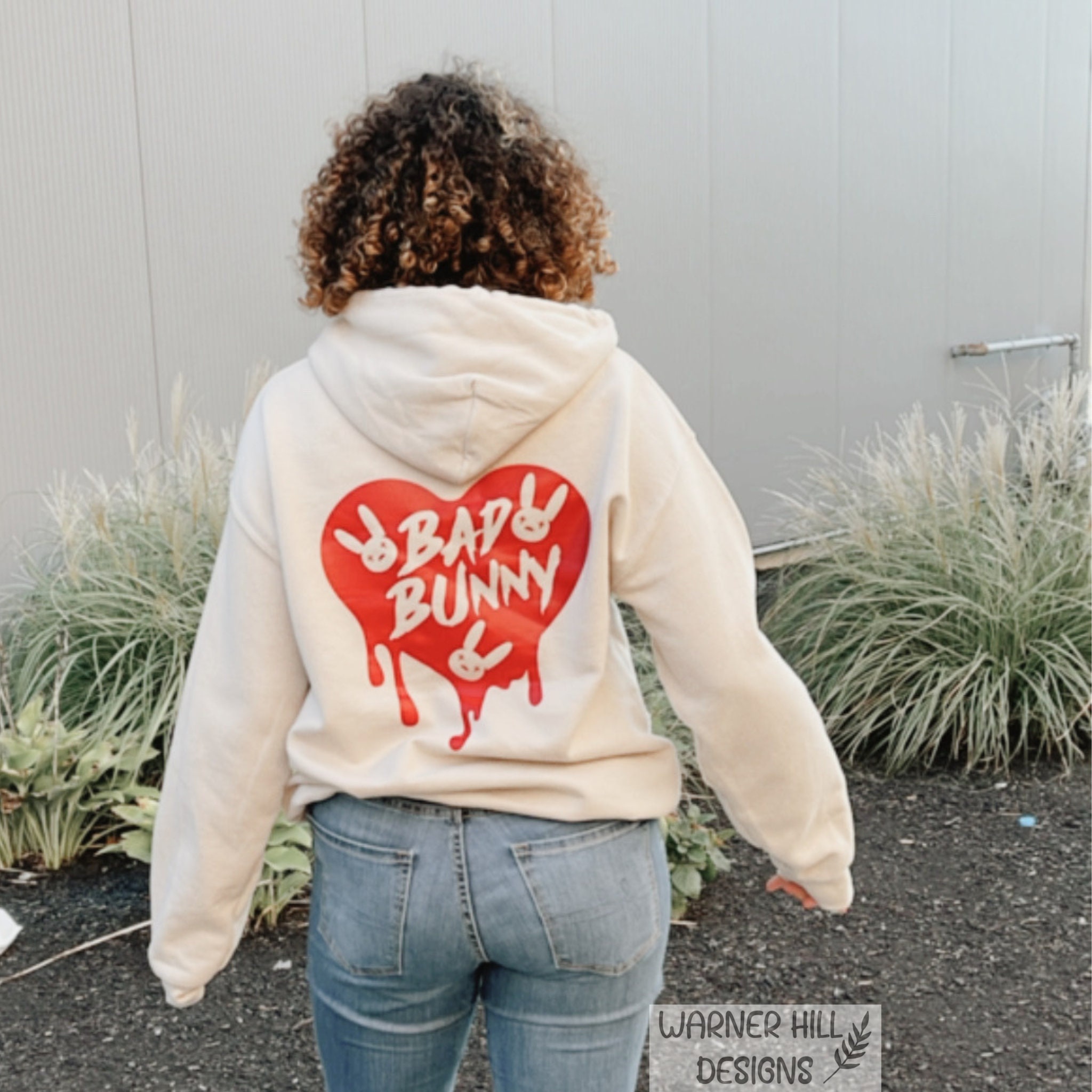 Hoodie top bad bunny