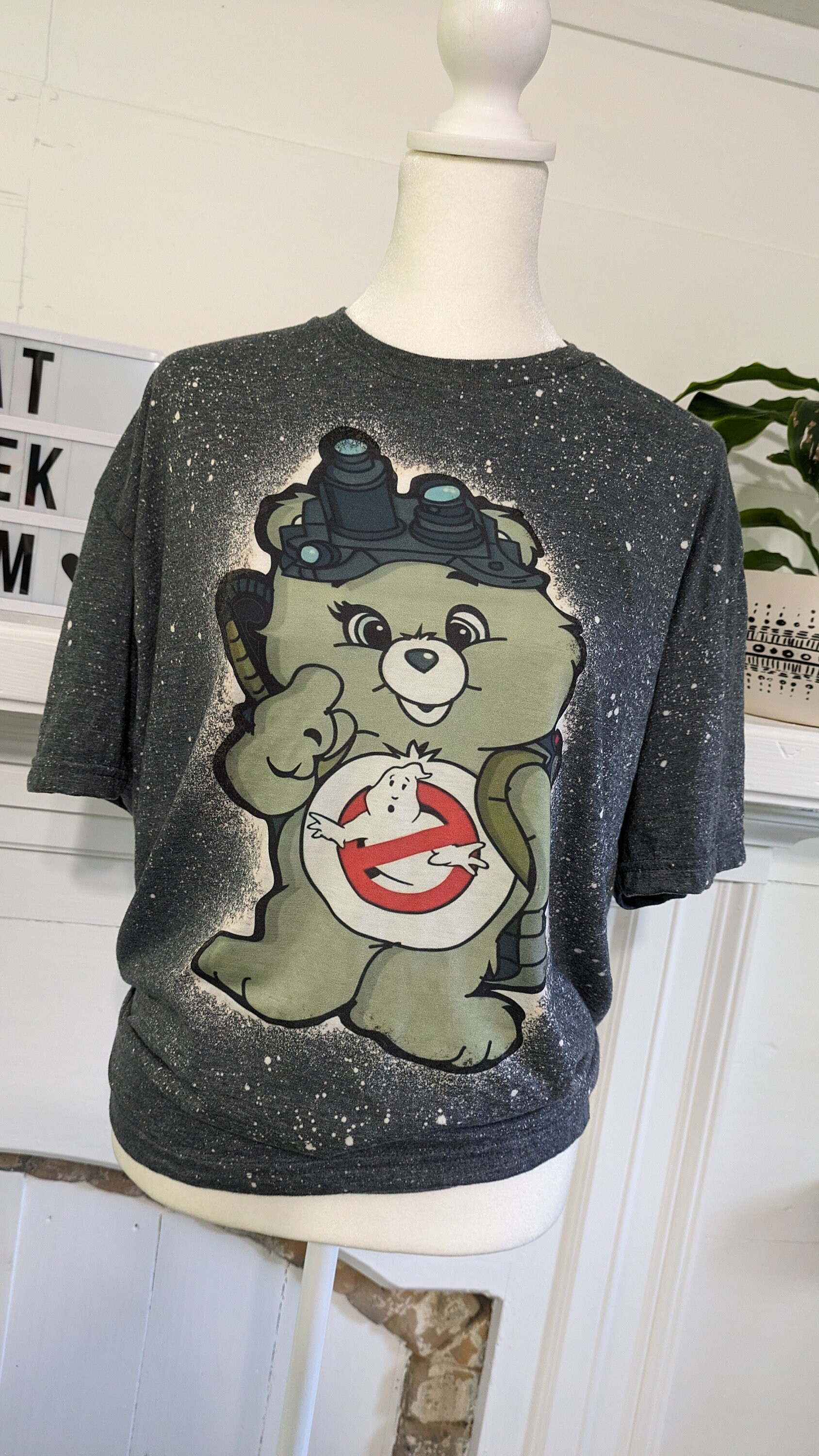 【数量限定】 BLEACHED SPRAYED BEAR TEE LMC 5/18(六)發售24 S/S Bleached Sprayed Bear Tee | NMR