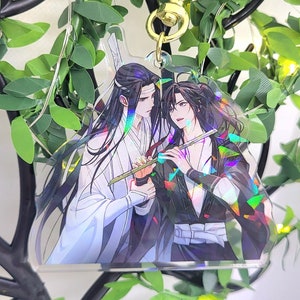 Mo Dao Zu Shi Holographic Acrylic Keychain | Wei Wuxian & Lan Wangji | Grandmaster of Demonic Cultivation | MDZS | Double-sided 3 inch Yaoi