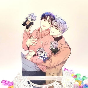 My Bias Is Showing?! | Na Aejoon & Choi Siyeol | My Bias Appeared?! | Acrylic Stand | Standee | Double-sided 15CM | Yaoi Boys Love | Manhwa