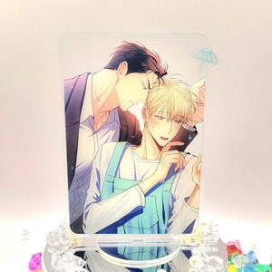Dangerous Convenience Store BL | Yeo Euijoon & Bum Geonwoo | Acrylic Stand | Standee | Anime | Manhwa | Yaoi | Boys Love | Double-sided
