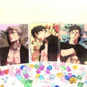 Wet Sand BL | Jo x Ian x TJ | Acrylic Stand | Standee | Anime | Manhwa | Yaoi | Boys Love | Double-sided | 15 cm