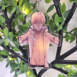 Ten Count BL | Tadaomi Shirotani | Starry Holographic Acrylic Keychain | Anime | Manga | Yaoi | Boys Love | Charm | 10 Count