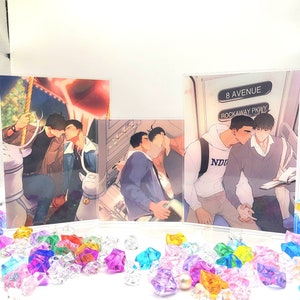 Andrew & Nathan BL | Acrylic Stands | Standee | Double-sided | 15 - 20 CM | Anime | Manhwa | Yaoi | Boys Love | Manga