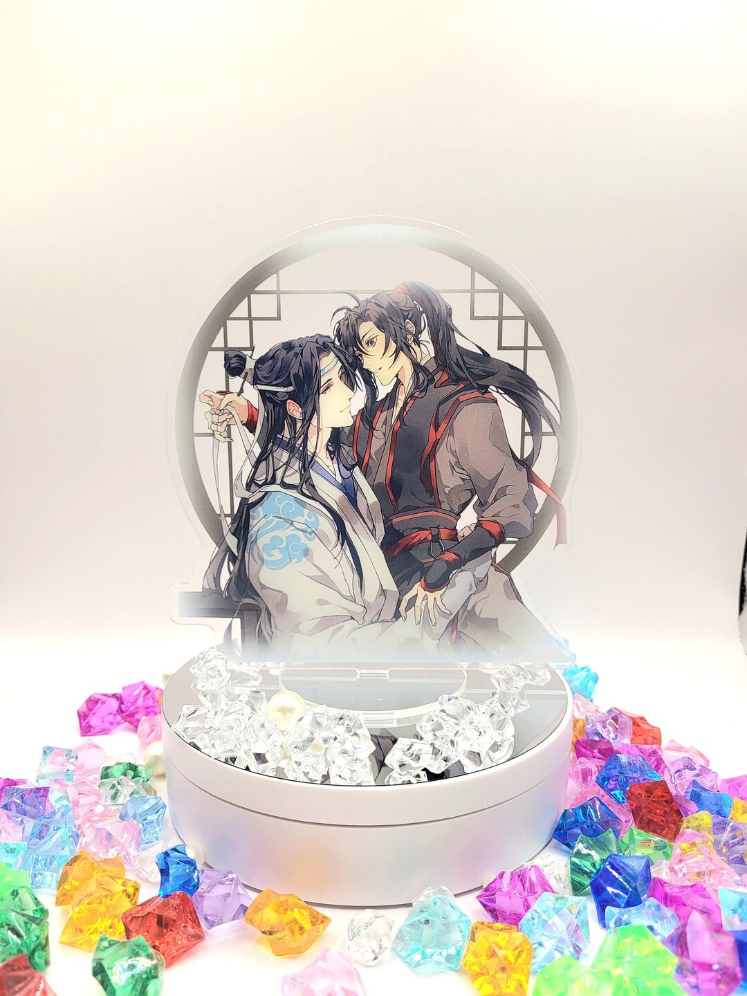 Cartoon Anime Acrylic Wei Wuxian Decoration Toys Lan WangJi two