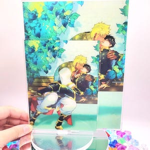 The Titan's Bride BL | Caius & Kouichi | Acrylic Stand |Standee | Kyojinzoku no Hanayome | Anime Manga Yaoi Boys Love Double-sided 15-20 CM image 3