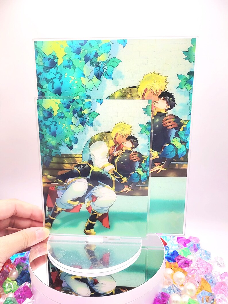 The Titan's Bride BL | Caius & Kouichi | Acrylic Stand |Standee | Kyojinzoku no Hanayome | Anime Manga Yaoi Boys Love Double-sided 15-20 CM image 3